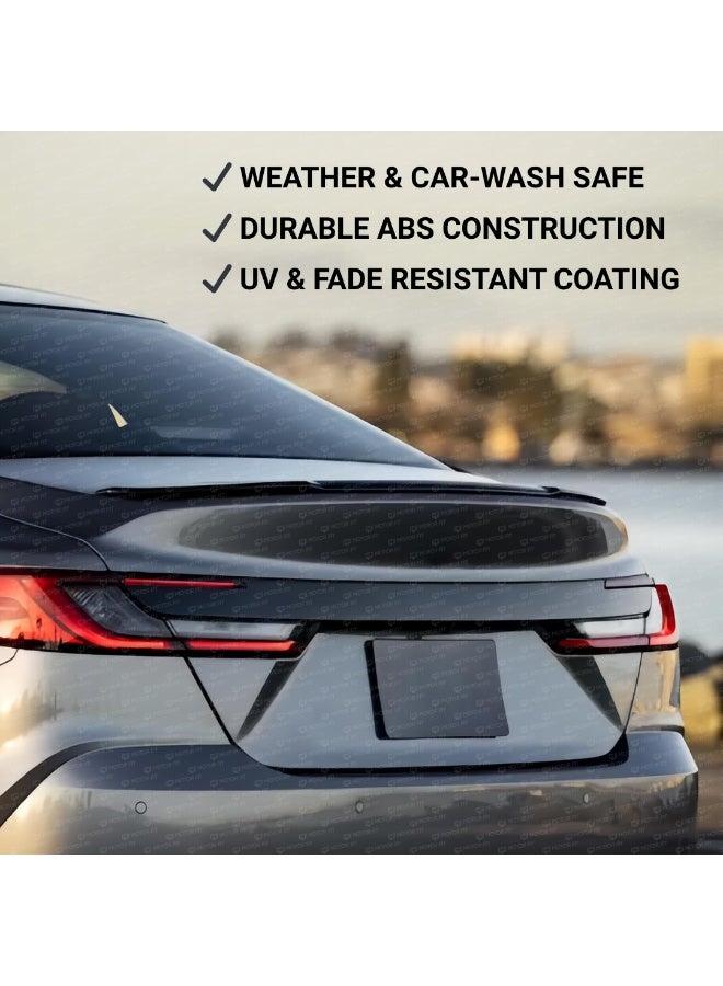 MOTOR FIT Rear Trunk Spoiler for Toyota Camry (2025–2026) | Gloss Black Trunk Lip / Boot Spoiler | OEM Sport Style | No-Drill Installation - Image 4